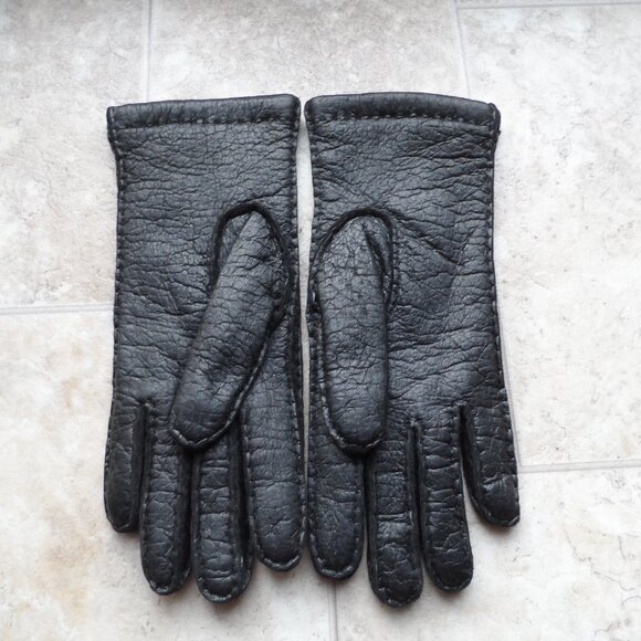 Woman genuine leather gloves - size 6 NEW - Picture 2 of 5